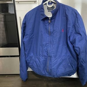Blue Polo Ralph Lauren Retro Jacket Medium